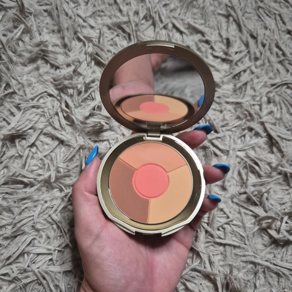 Stila One Step Correct Brightening Finishing Powder Deep Full Size 0.3oz NEW NIB